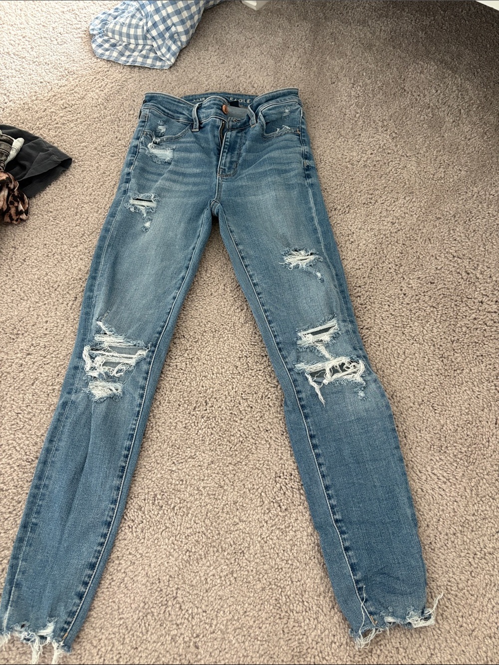 American Eagle jeans, size 0 and short